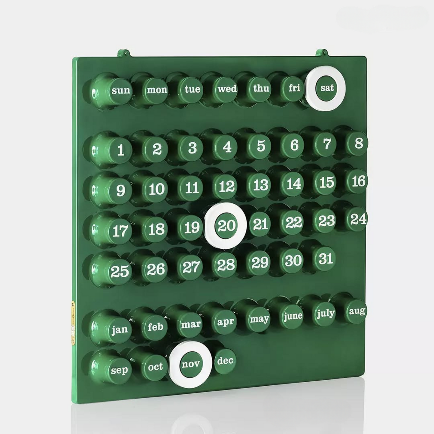 Calendar "Ring a Date" Green