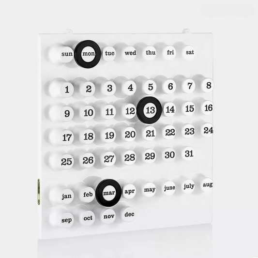 Calendar 'Ring a Date' White