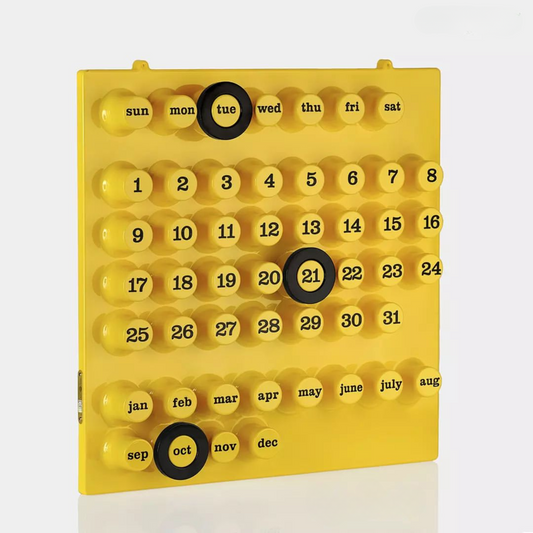 Calendar 'Ring a Date' Yellow