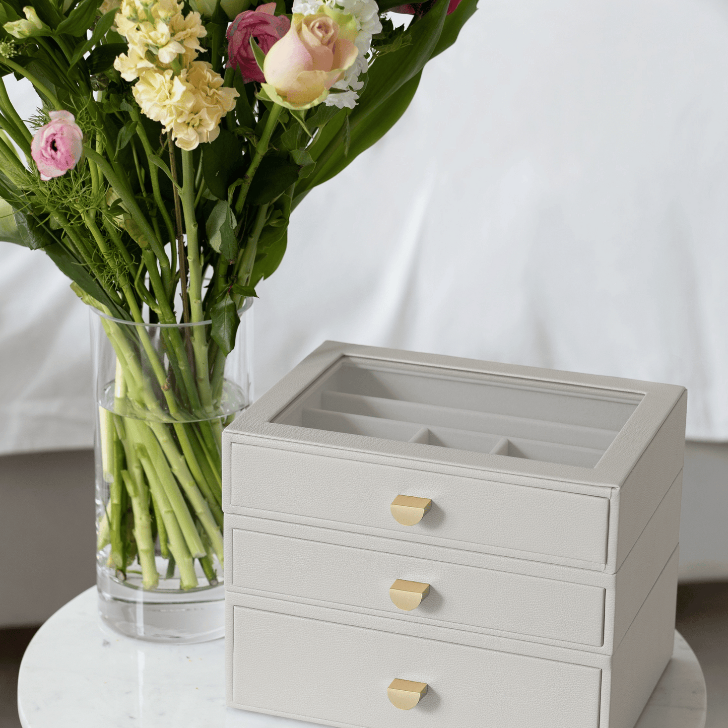 Classic Drawer 3-Set / Oatmeal & Grey